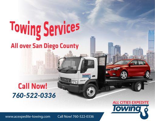 All Cities Expedite Towing 24/7 Services , Escondido , CA