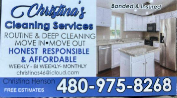 Christina’s Cleaning Services