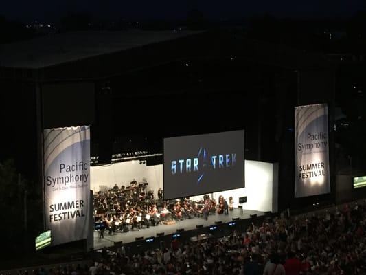 We absolutely loved loved loved tonight's sound track performance of Star Trek!!