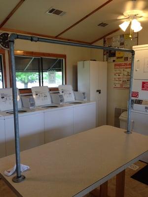 The laundry room is always clean and neat!