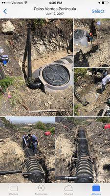 Bob and Marc another septic tank with leach field