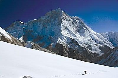 Climber in the Himalayas