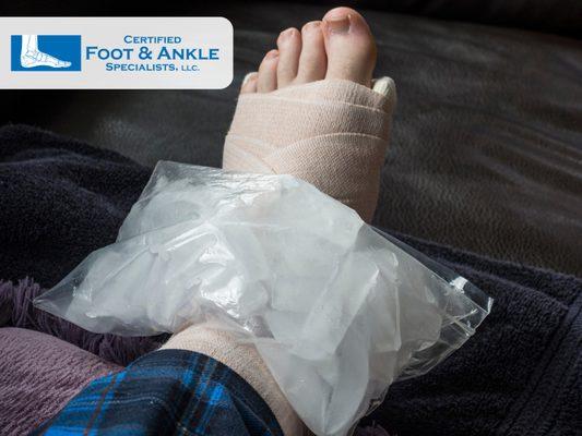 fracture in the foot treatment