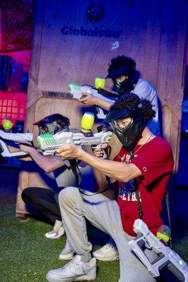 Mini-Paintball leaves no mess and is so much fun for ages 8+!