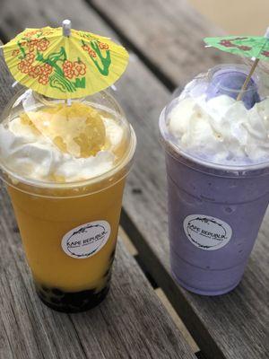 Mango Shake & Purple Rain Shake