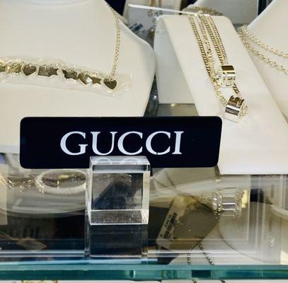 Whole section of Gucci.