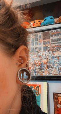 tragus and daith don't by Katey