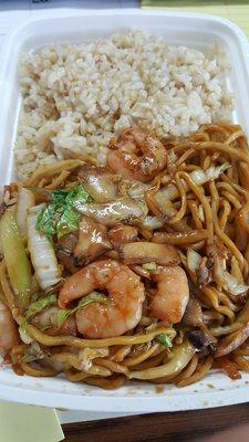 Shrimp Lo mein lunch