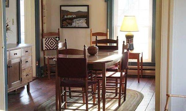 Shaker and Scandinavian, mid-century furniture on display in our Bethel, Maine showroom.