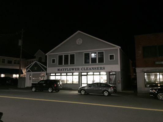 Storefront, by night...