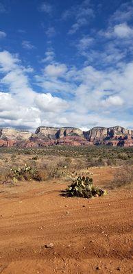 Scenic views during the trail ride