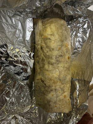 Vegan soyrizo burrito