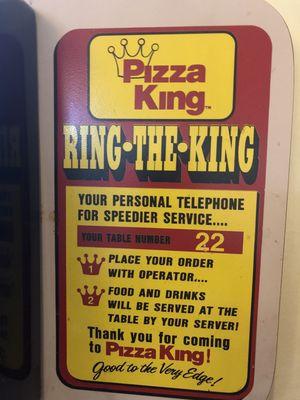 Ring The King Sign