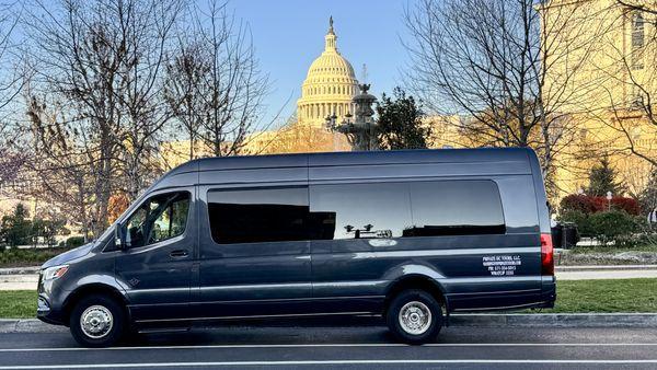 Our new Mercedes Benz Sprinter Bus.