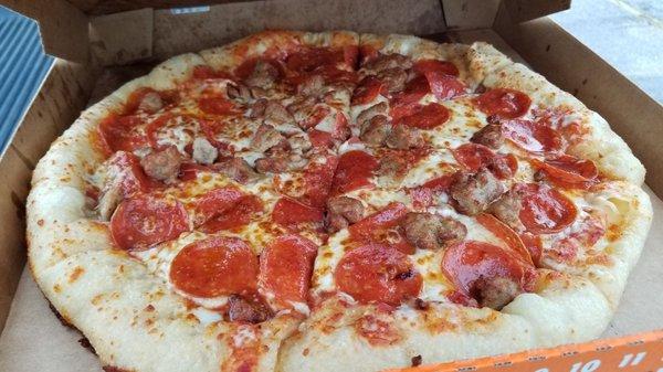 Stuffed crust pep & sausage