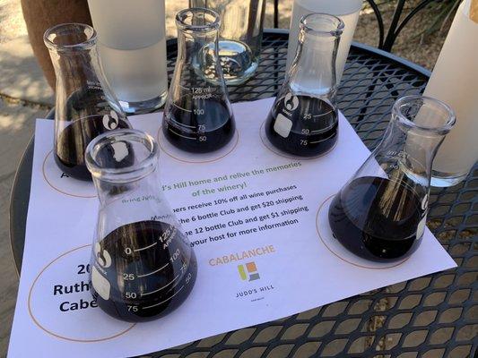 Cabernet Flight ($60)