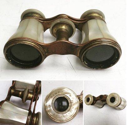 Restored antique binoculars