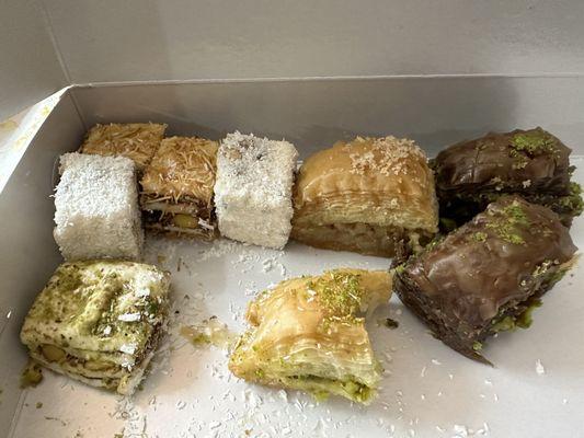 One bite of the pistachio baklava and I headed straight to Yelp about it