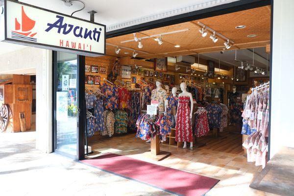 Exterior view of store located in Waikiki on 2164 Kalakaua Ave.