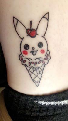 Pikachu Tattoo by Vicki