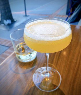 Fiore Martini w/ vanilla vodka, passion fruit, side of prosecco | $12