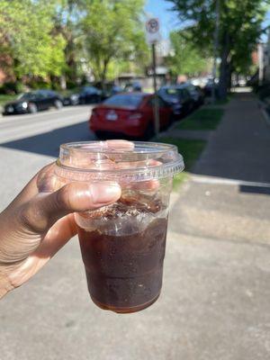 double shot espresso with lavender