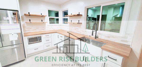 Complete Kitchen Renovation by..... GREEN RISE BUILDERS