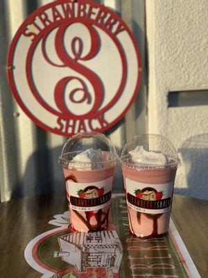 Strawberry shake $7 each