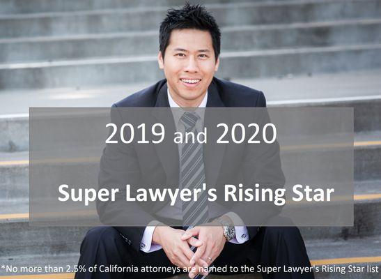 Super Lawyer's Rising Star 2019 and 2020