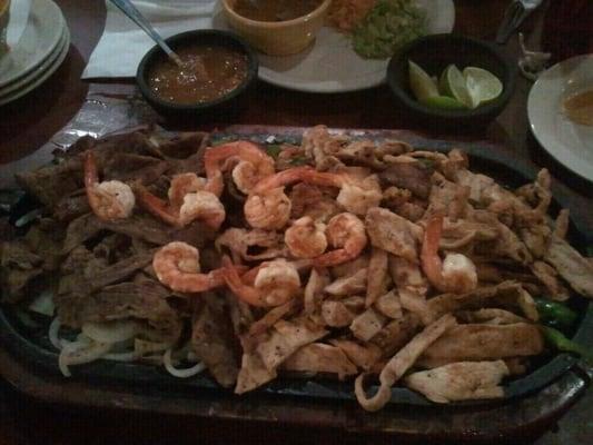 Fajitas for four.