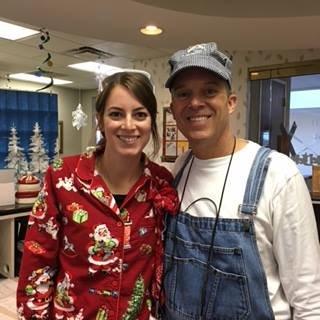 Dr. Chelsea and Dr. Nick are having fun during our KID'S DAY event!