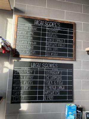 The leader board!