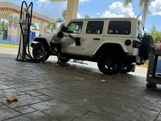 Full Detail by Julian at Palms Car Wash in Wesley Chapel, FL.