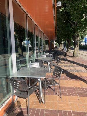 Outdoor seating