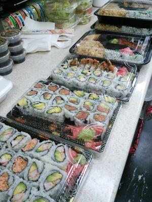 Sushi Friday lunch at work :D!