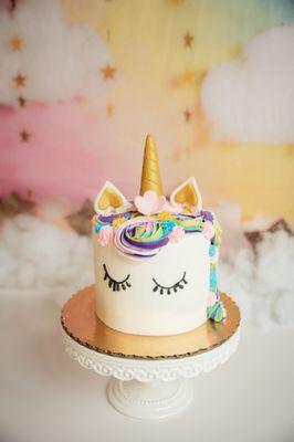 My daughters adorable unicorn cake!