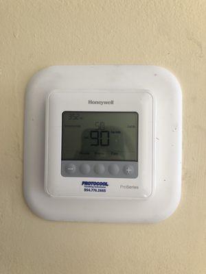 This was the temperature inside before it was turned on