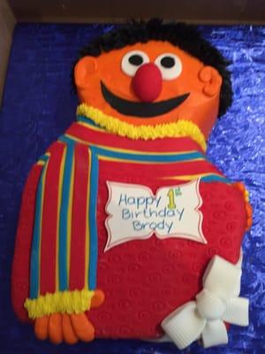 Our son LOVES Ernie! The smile on his face when he first saw his cake was PRICELESS!! Thanks Susie!!