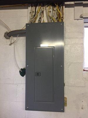 Neat, clean "heavied-up" electrical panel. I wish I could have shown you the before picture which was a hot mess! V&A rocked this job!