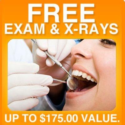 Free Exam & X Rays