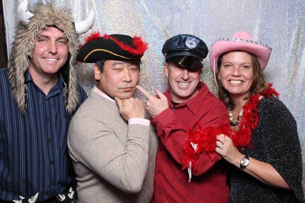 Our Doctors messing around with the photo booth!