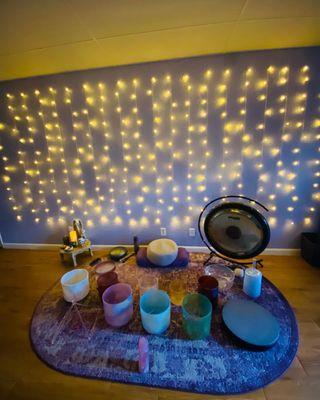 Sound healing at Sacred Rememberings