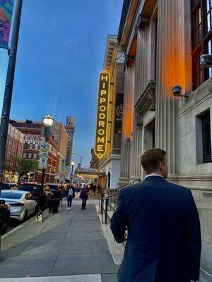 Outside theater (street view)