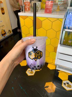 Regular taro milk tea 4.76