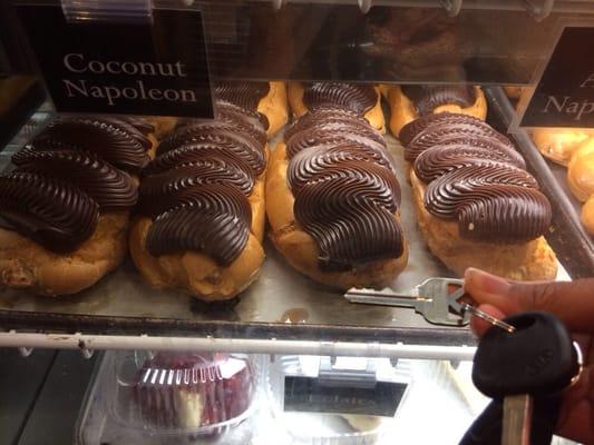 Largest eclairs ever.