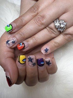 Great Among Us nail design