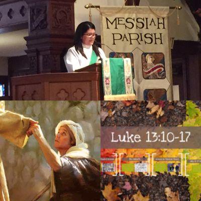 Healing and empowerment . . . Especially to women.   Luke 13:10-17  Rev. Norma Guerra #OCMessiah