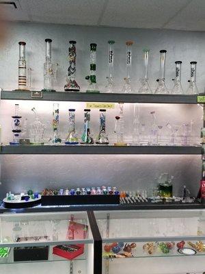 Our waterpipes are ever changing, stop in regularly to see new inventory!