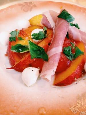 Stone Fruit w/ Prosciutto & Mozzarella