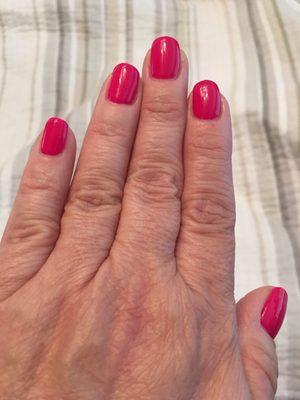 What a great gel manicure I got from Sanh today!!